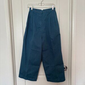 Karen Walker Workwear Organic Cotton Blue Pants - Women’s Size 4